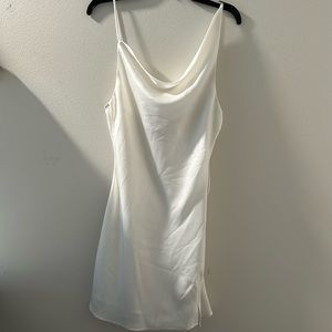 American threads Womens white formal dress